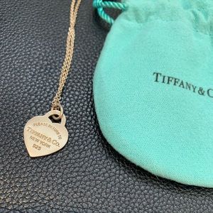 Tiffany necklace with bag (silver)